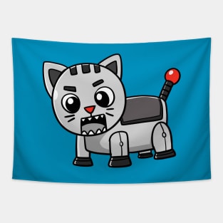 Robot Cat Tapestry