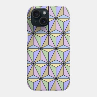 Geometric Triangles Pastel Colour Phone Case