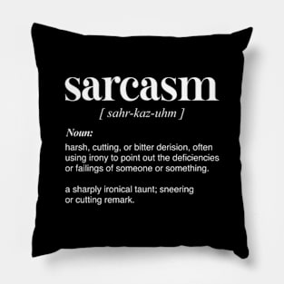 Sarcasm Definition Ver.2 Pillow