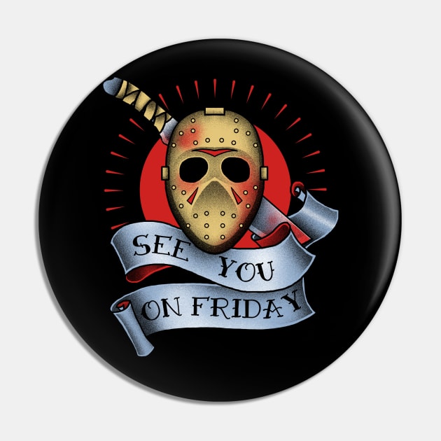 friday the 13th Pin by akawork280