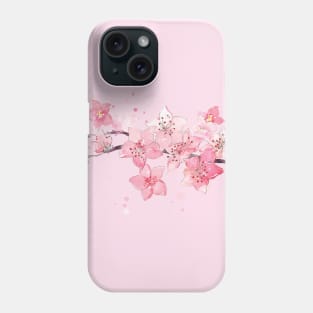 Cherry Blossom branch - watercolor pink | flower floral sakura | aesthetic Japan Phone Case