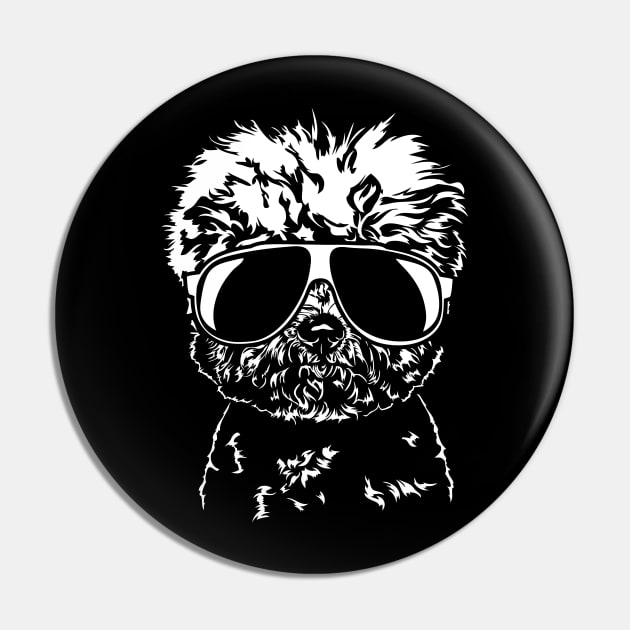 Bichon Frise sunglasses cool dog Pin by wilsigns