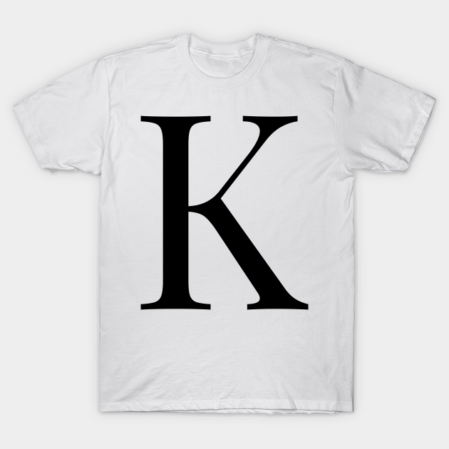 Bungalow Assortiment Kapper Letter K - Alphabet K - T-Shirt | TeePublic