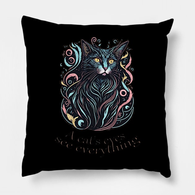 cats see Pillow by ElArrogante