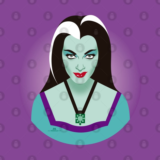 Lily Munster by AlejandroMogolloArt