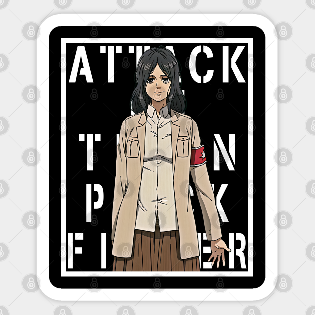 Attack On Titan Pieck Finger Background Text White Pieck Finger Sticker Teepublic Checkout high quality anime wallpapers for android, pc & mac, laptop, smartphones, desktop and tablets with different resolutions. attack on titan pieck finger background text white