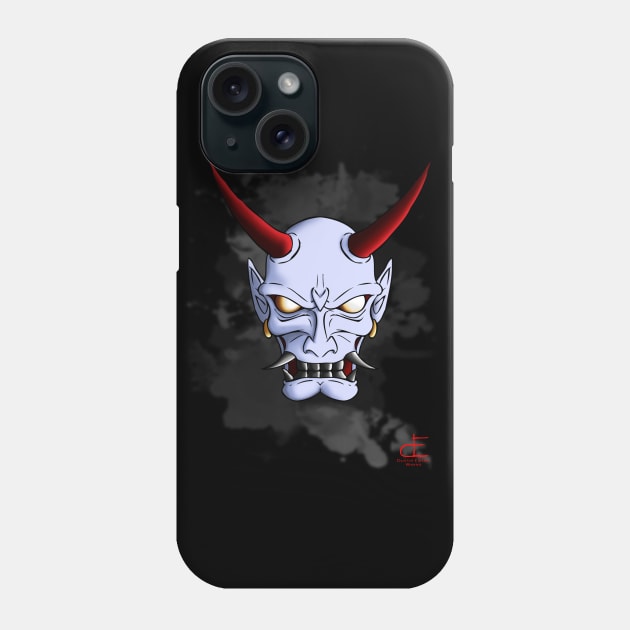 Hannya Head Phone Case by DustinEatonWorks