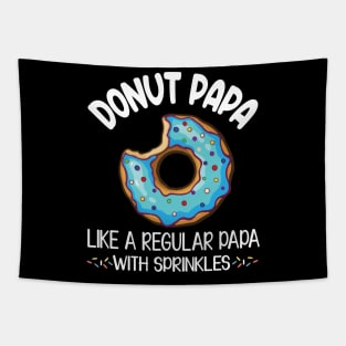 Donut Papa Like A Regular Papa With Sprinkles Grandpa Father Tapestry