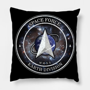 SPACE FORCE 2020 - EARTH (Alt Worn) [CIA-TP] Pillow