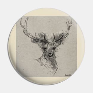 Deer with Antlers Pin