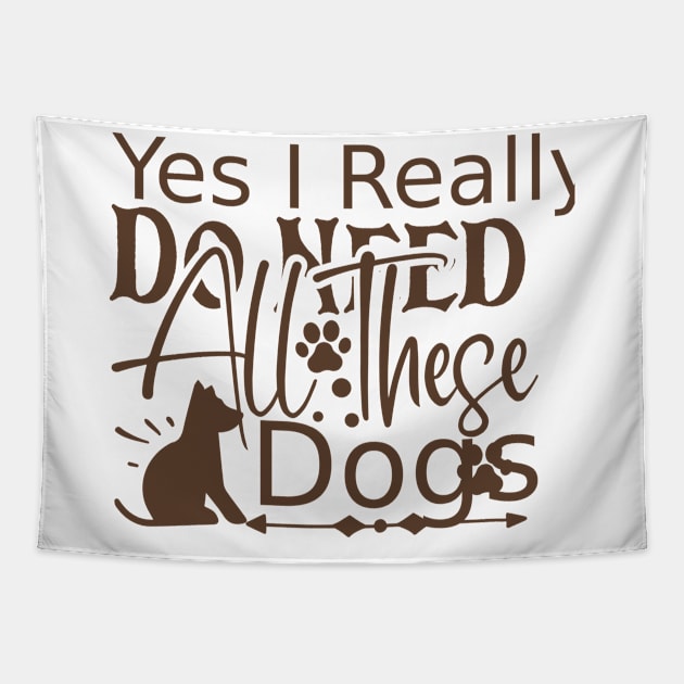 Funny dog sayings Tapestry by P-ashion Tee