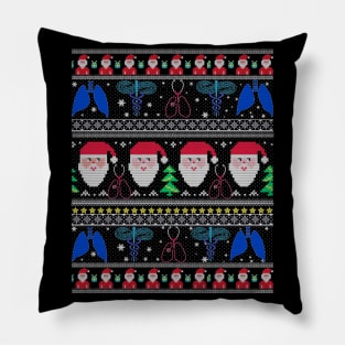 Tacky Respiratory Therapist Department Christmas Design Pillow