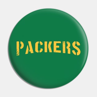 PACKERS STENCIL Pin