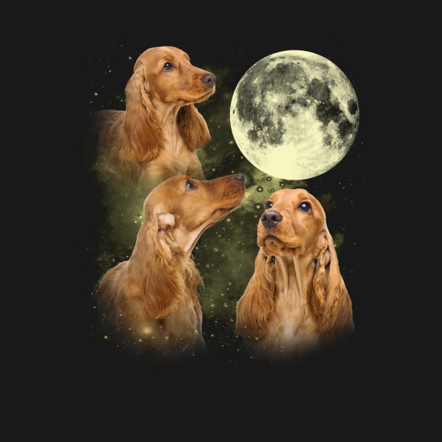 Cocker Spaniels The Moon Classic Dog Breed by Kleurplaten kind