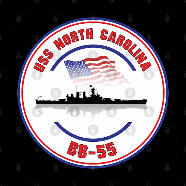 USS North Carolina BB-55 by darkside1 designs