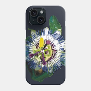 Lilikoi or Yellow Passion Fruit Flower Phone Case