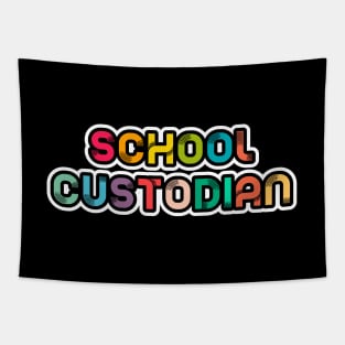 School Custodian Tapestry