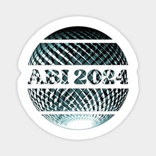 Abi 2024 Platin blau Magnet