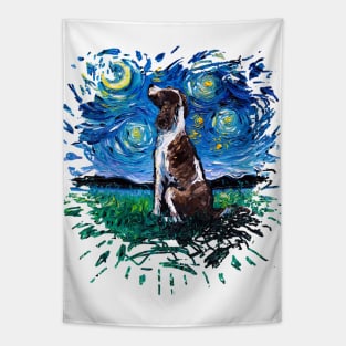 English Springer Spaniel Night (version 2) Tapestry