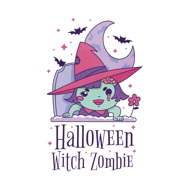 Cute zombie witch child by Picasso_design1995