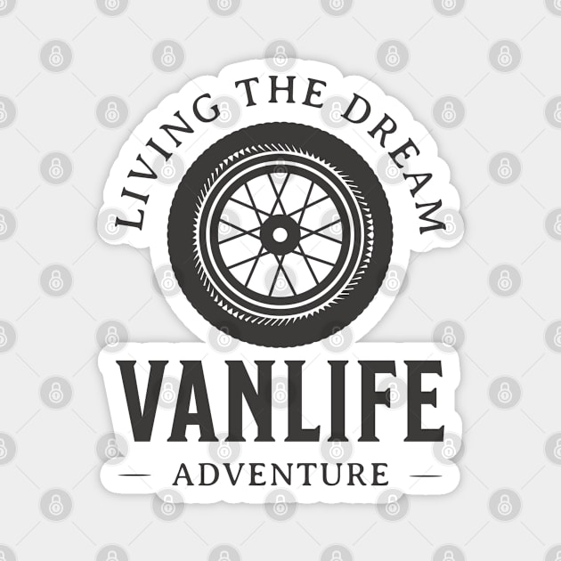 Vanlife Adventure, Living the Dream Magnet by Speshly