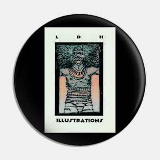 LDH Illustrations Pin