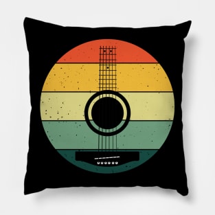 Vintage Guitarist Shirt Retro Guitar Instrument Guitar Lover Pillow