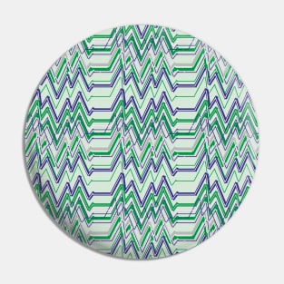 Geometric zigzag shapes, abstract Pin