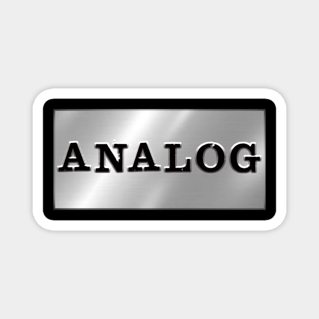 Analog Steel Design Magnet by Analog Designs