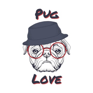 Pug Love In Style T-Shirt