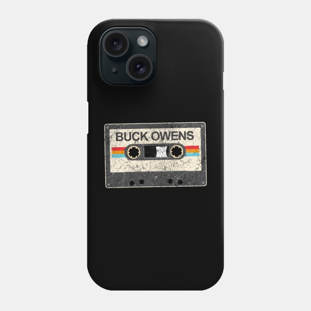 kurniamarga vintage cassette tape Buck Owens Phone Case by kurniamarga.artisticcolorful