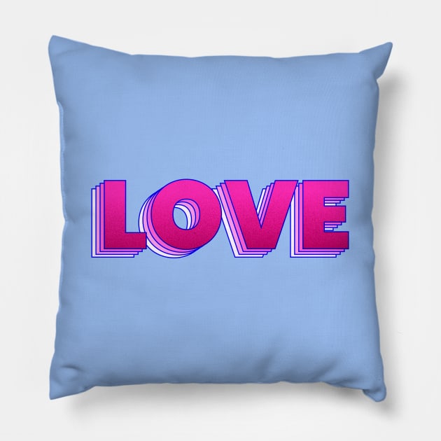 Love is a magic word Pillow by showmemars