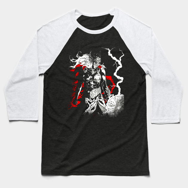 Goddess of Thunder - Thor Baseball T-Shirt