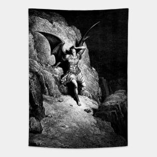 Lucifer Fallen Tapestry