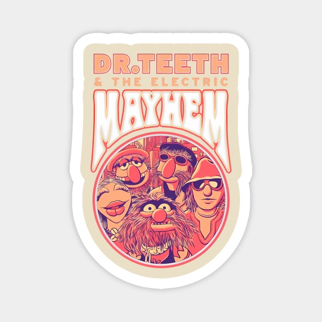 Electric On Mayhem Magnet by Kneaded Designs