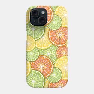 Citrus Fruit Slices Phone Case