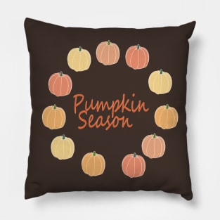 COZY PUMPKIN SEASON PATCH PATTERN AUTUMN FALL SEASON Pillow