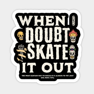 Skater t shirt Magnet