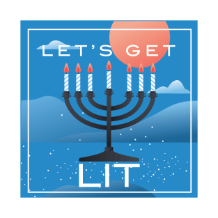 Lit Hanukkah T-Shirt