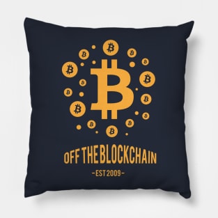 Off the Blockchain Pillow