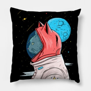 Astronaut Cat Pillow