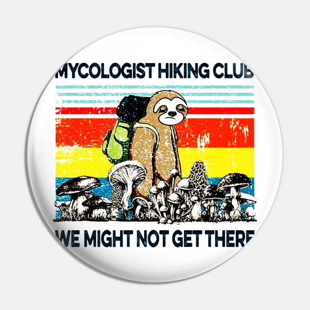 Mushroom MyCologist Hiking Club Pin by harryq3385