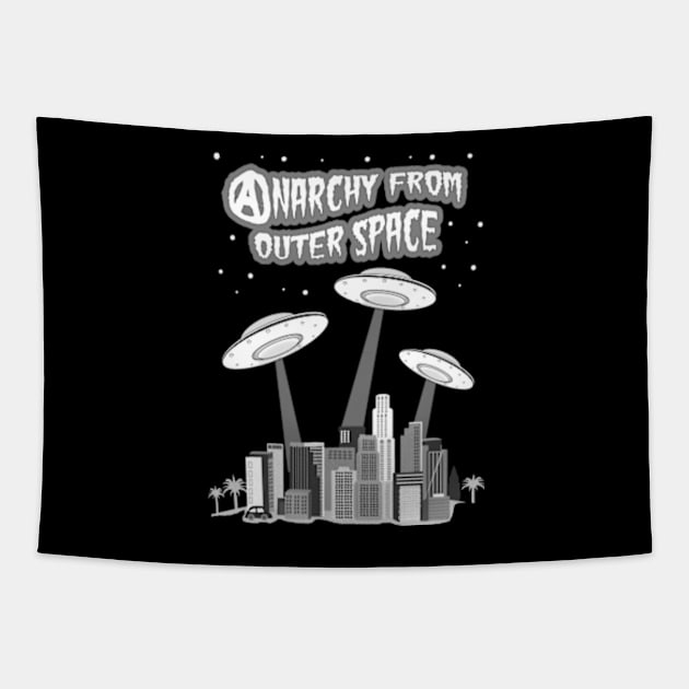 Anarchy From Outer Space Tapestry by CosmicAngerDesign