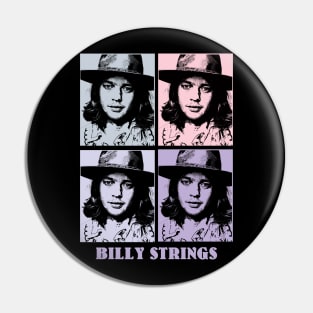 Billy String Pop Art Pin