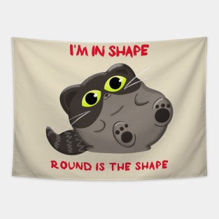 round is my shape Tapestry