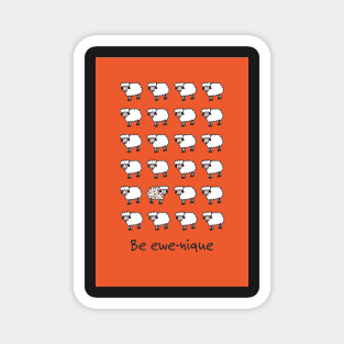 Be Ewe-nique kiwiana sheep Magnet