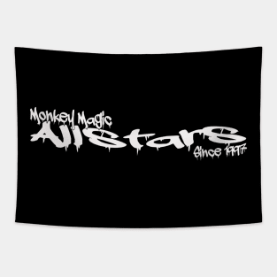 Monkey Magic Allstars Classic White Logo Tapestry