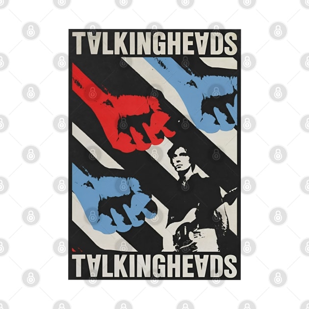 Talkingheads poster art by yudix art