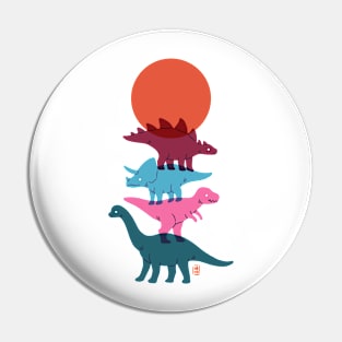 Colourful Dinosaurs 2 Pin