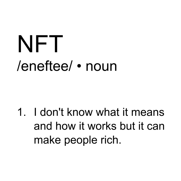 NFT funny definition by artirio